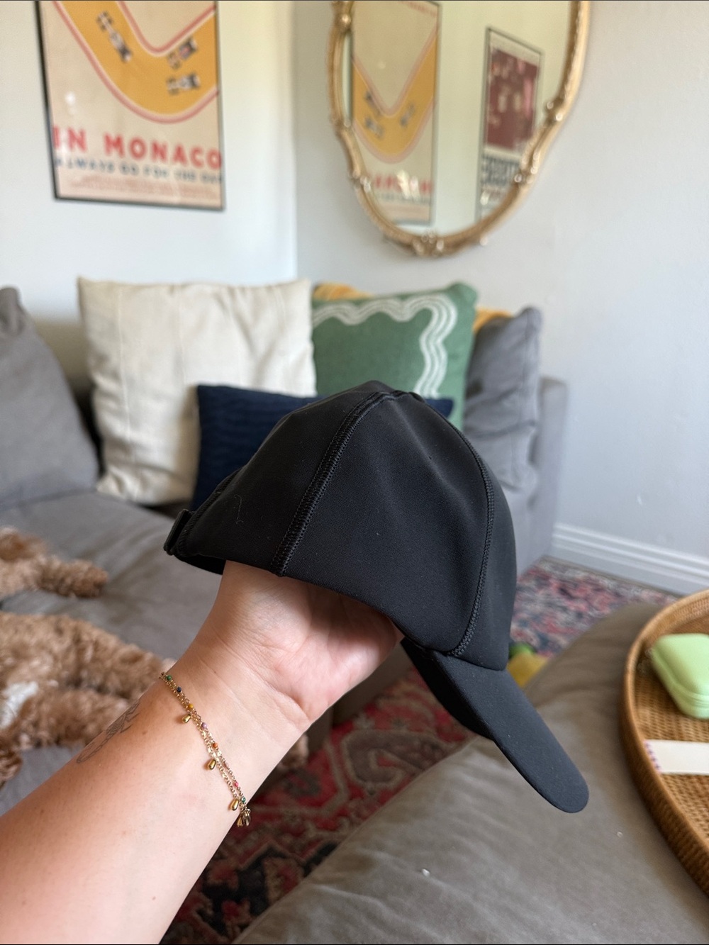 lululemon athletica Black Athletic Cap with Logo Tag - Picture 4 of 4